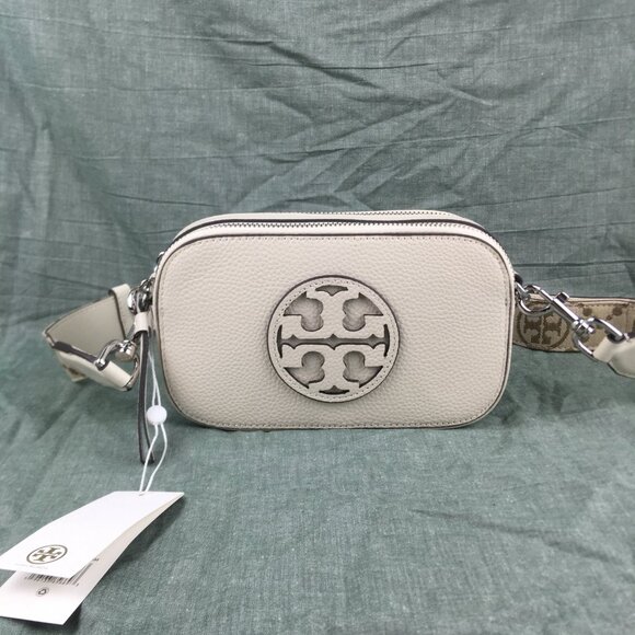 NWT Tory Burch miller Mini Crossbody Ivory White Bag - Picture 2 of 10